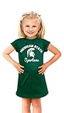 NCAA Michigan State Spartans Girls寒い夜ドレス、12 – 18ヶ月、グリーン