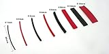 SummitLink 306 Pcs Red Black Assorted Heat Shrink Tube 8 Sizes Tubing Wrap Sleeve Set Combo [並行輸入品]