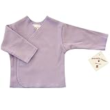 【未熟児】【低出生体重児】【早産児】【NICU】用 ベビー服： 長袖トップス ラベンダー 1400～2700ｇ