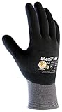 MaxiFlex Ultimate 34-876/S Seamless Knit Nylon/Lycra Glove with Nitrile Coated Micro-Foam Grip on Fu