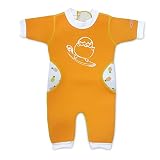 Cheekaaboo Warmiebabes-baby 幼児用 サーマル ワンピースネオプレン 水着 6 – 48ヶ月 US サイズ: 6 - 12 Months カラー: オレンジ