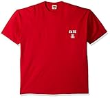 NCAAアリゾナワイルドキャッツ野球フレーム半袖快適カラーポケットTシャツ、XXL、レッド