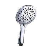 KES Extra Largeシャワーヘッド5-functionsハンドヘルドヘッドfor Luxuryバスルーム、クローム仕上げ、2.5 GPMフローレート、p512-p Showerhead ON