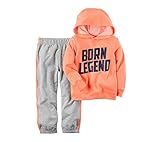 Carter 's Baby Boys ' 2ピースパーカーとJoggyセット カラー: オレンジ