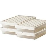 Fits フィッツケース 収納ケース まとめ買い4個セット 押入れ用 スリムボックス74 カプチーノ