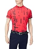 [ルコックスポルティフゴルフ] 【22年秋冬モデル】 ゴルフ 半袖シャツ 【RIJOUME】 モックネック ストレッチ UPF15 ECO エコ メンズ RD00(レッド) 日本サイズL相当