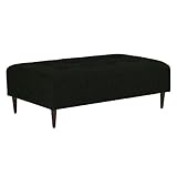 arne ベンチソファ 背もたれ無し ベンチチェアー 長椅子 イス ダイニング 2人掛け 布張り Baggy RG 3×5 ブラック