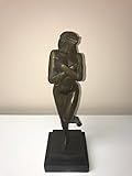 ブロンズ真鍮アートホットStatue – Dancing Sex Tease – Covering Big Breasts – Playful Girl – Nakedセクシーボディ – 非常に詳細な