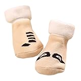 3ペアノンスリップ新生児幼児靴下暖かい薄型ノンスキッドストッキングベビーギフト1-2歳の赤ちゃん-A04