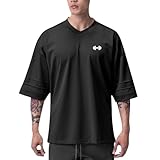 tシャツ おもしろ 無地 半袖 フィットネス メンズ ボタン レジャー ス tシャツ プリント 快適 ストリートホームウェア 大きいサイズ 