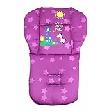 赤ちゃんカーシートクッションjunerainコットン漫画クッション幼児Seat Liner Forベビーカー、カーシート、Jogger パープル 1zj0be2mw3uk4se9D03