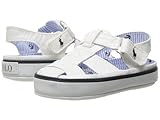 (ポロラルフローレン) Polo Ralph Lauren キッズサンダル・靴 Sander Fisherman II (Infant) White Oxford Cloth 1 Infant 9cm