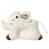 ベビー用 枕 可愛い 動物 象 柔らかい ソフト 絶壁防止 向き癖防止 新生児 赤ちゃん (イエロー)