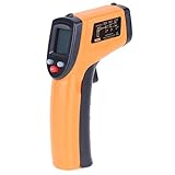 SOONHUA 非接触温度計 ポータブル温度計 デジタル温度測定器 ガンタイプで携帯型 -50°C から+ 380°C デジタル温度計 表面温度計 室内 室外 電池式 料理作り用 冷蔵庫