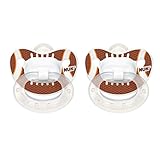 NUK(ヌーク) おしゃぶり２個セット　アイラブフットボール  6－18ヶ月 [並行輸入品]