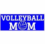 米国カスタムステッカーVolleyball Momブルーステッカー 3" ブルー USCS-1499659453-3