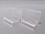 展示用 アクリル ディスプレイ スタンド 2個 セット [MFクロス 付属] (4段)