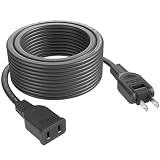 KOZUMUWAN 電源タップ ACアダプタ用電源延長コード 1個口 ブラック 7メートル トラッキング火災予防絶縁キャップ付きスイングプラグ 延長コード 屋内用 フリープラグ 180度回転プラグ 2ピンプラグ接続可能 メス-オス (7m, ブラック)