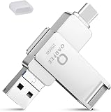 usbメモリ TYPE-C Android 対応 フラッシュドライブ TYPE-C/Micro USB/USB 3in1 フラッシュメモリ (256 GB, Silver)
