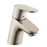 Hansgrohe 04370820 Focus E 70 Single Hole Faucet, Brushed Nickel [並行輸入品]