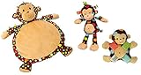 Taggies Dazzle Dots Monkey Baby Mat with Monkey Soft Toy & Rattle by Taggies