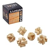 大人のための木製パズル(6種アソート)