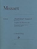 モーツァルト: 「神童」ソナタ曲集 第1巻 KV 6-9/原典版/ザイフェルト編/Haering運指/ヘンレ社/ピアノ・ソロ