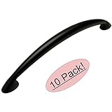 Cosmas 323 – 128 FBフラットブラックモダンキャビネットハードウェアアーチハンドルプル – 5 "インチ( 128 mm )穴中心 – 10パック