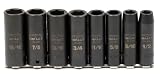 Armstrong 20-897 1/2-Inch Drive 6 Point SAE Deep Impact Socket Set 8-Piece [並行輸入品]