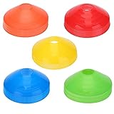 マーカーコーン カラーディスクコンー 柔らかい 割りにくい 長径20cm 5色 20-50枚セット (5色-50枚)