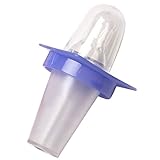 B-PING ベビー　口腔薬　薬フィーダ 幼児　赤ちゃん　おしゃぶり形 シリコン製 安全　簡単　ピンク/ブルー　10ml (ブルー)