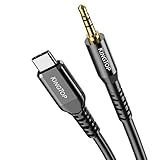 KINGTOP USB Type-C - 3.5mmステレオケーブルオス オーディオ変換ケーブル USB Type C コネクタ ブラック