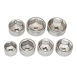 OEMTOOLS 27197 3/8 Inch Drive Oil Filter Removal Socket Set, 7-Piece by OEMTOOLS
