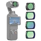NEEWER 磁気効果フィルターセットコンパチブル DJI OSMO Pocket 3 4パック 8X スター/ブルーストリークアナモルフィック/光害低減/ブラック拡散 1/4 フィルター 多層コーティングHD光学ガラス