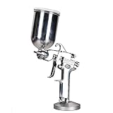 Valianto NEW71-G Air Powered HVLP Gravity Feed Spray Gun Silver Nozzle Size 1.5mm [並行輸入品]