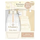 &honey (アンドハニー) メロウエアリー 泡ボディウォッシュ ホワイトティーハニー 本体 500mL + 詰め替え 440mL | ボディソープ