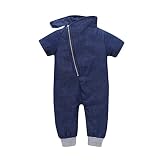 [ラブラミックス] 子供服 ベビー服 キッズ つなぎ オーバーオール ロンパース デニム風 薄手 100