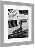 AshleyフレームプリントレッドLamborghini、壁アートホーム装飾、ag6391420 30x26 Silver Frame 6391420-AFPP1-SB16