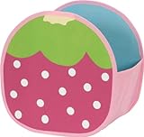 不二貿易 不織布 収納ボックス いちご ピンク 15173