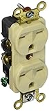 Hubbell HBL5652I Duplex Receptacle Industrial Grade 15 amp 250V 6-15R Ivory [並行輸入品]