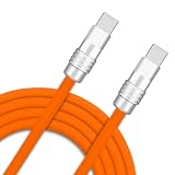 GentsStride Chubby 3.0 エクストラロング 高速充電ケーブル 丈夫なUSB Type-Cケーブル USB C - A クイックチャージャーコード、グリーン、Type-C - Type-C、13.1フィート