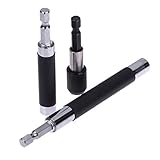 3ピース/セット1/4 "六角シャンク磁気インパクトドライバー60ミリメートル80ミリメートル120ミリメートルスクリュービットホルダークイックリリースソケット