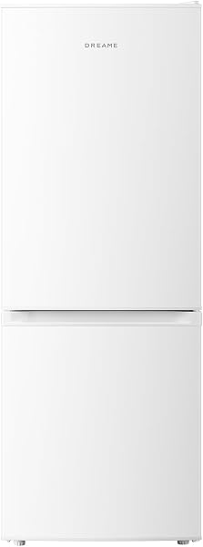 dreame (ドリーミー) 冷蔵庫 126L 一人暮らし 幅45cm 小型冷蔵庫 2ドア 右開き 静音設計 コンパクト 省エネ 温度調節可能 LED庫内灯 耐熱天板 DRB120ZMWAJP ホワイト - 1
