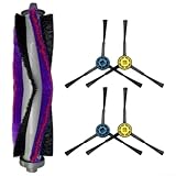 M9 Eureka NERE10s E10S 交換用ブラシ Obode A8 A8 Plus ETA Aurum PRO 6241 ロボット掃除機用 スペア 中央サイドブラシキット (中央ブラシ1本+サイドブラシ4本)