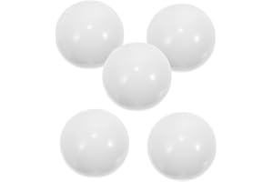 NOLITOY 5個 ルーレットビーズ ルーレットのビーズボールを交換する ホイールビードを交換する ホイールビーズ アクリル 白い