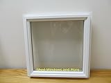 正方形ダブルペイン16 x 16ウィンドウビニールPVC WindowsホームWindows Tiny家Windows Playhouse Windows Shed Windows
