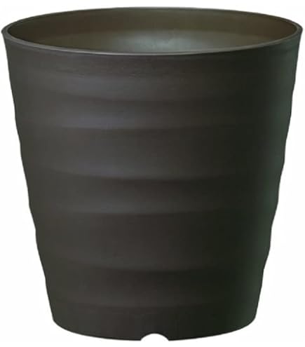 Amazon | 大和プラスチック 鉢・ポット プラ鉢 7号 φ210×H175 ブラウン