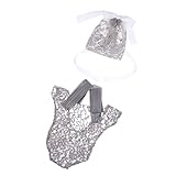 Baoblaze 女の子服　写真プロップ　新生児　レース　帽子