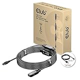 Club 3D USB 3.2 Gen1 5Gbps アクティブ リピーター ケーブル 15m オス／メス 28AWG (CAC-1406）