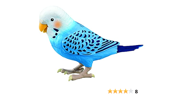 Amazon タカラトミー Takaratomy 毎日おしゃべり 天才インコちゃん 青 ブルー 対象年齢 6歳 脳トレ ヒーリングパートナー おしゃべり1100通り以上 お歌10曲 ぬいぐるみ おもちゃ